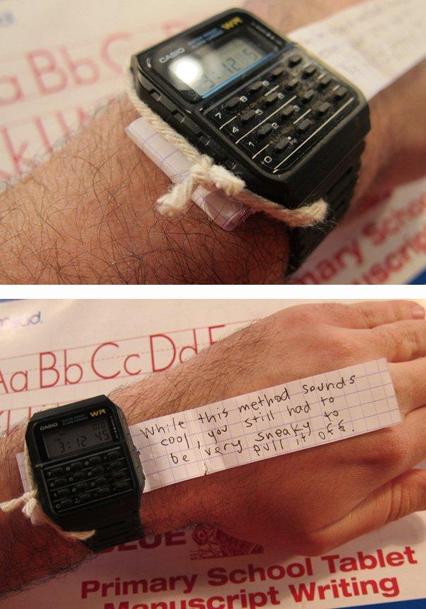 Illustration de l'article : 25 great ideas for cheating in class! Which ones are the coolest?