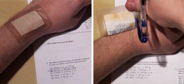 Illustration de l'article : 25 great ideas for cheating in class! Which ones are the coolest?