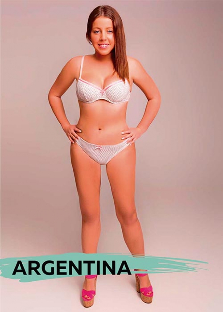 Illustration de l'article : What does the idea of the perfect female body look like in 18 different countries?