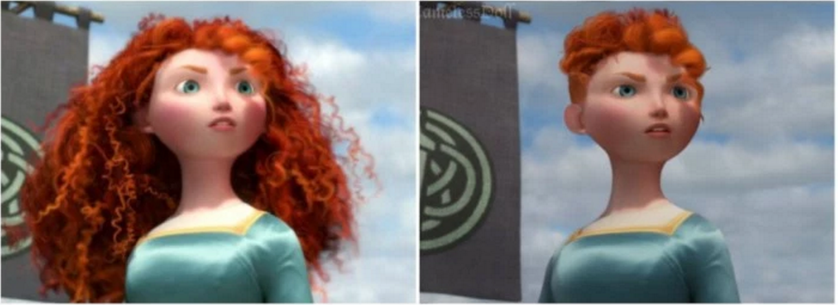 Illustration de l'article : 10 Disney princesses with short hair!