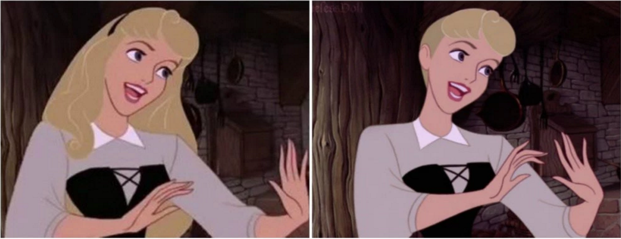 Illustration de l'article : 10 Disney princesses with short hair!