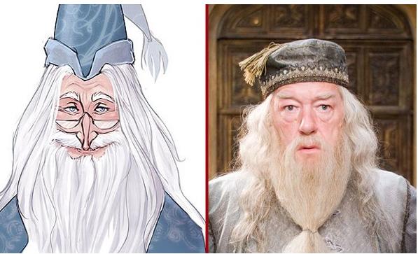 Illustration de l'article : Which of these actors looks the least like his or her character in the book?