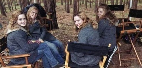 Illustration de l'article : Which of these 35 funny shots from the filming of Harry Potter are the funniest?
