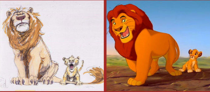 Illustration de l'article : 16 early sketches of cartoon characters from our childhood! Which ones are the most surprising?