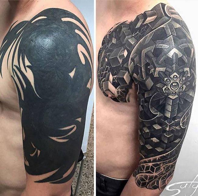 Illustration de l'article : Of these 51 tattoo fails, which ones were covered up the best?