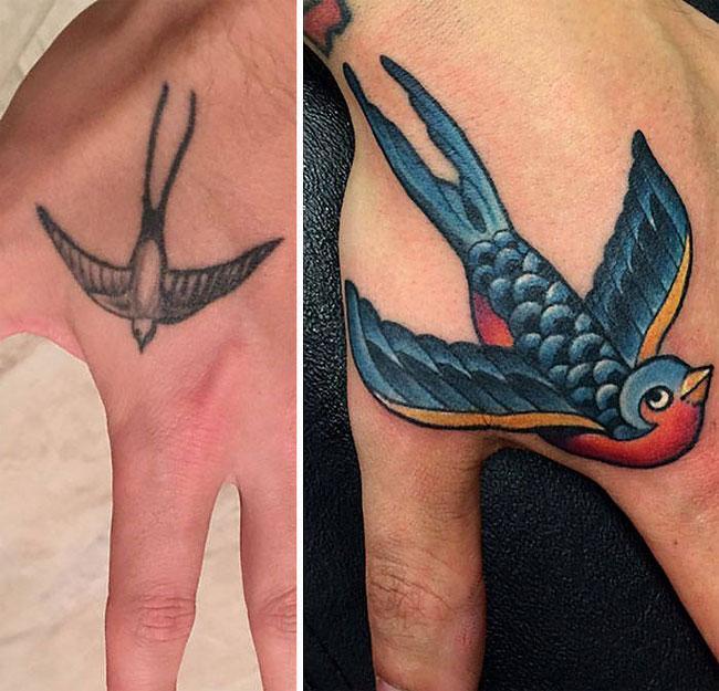 Illustration de l'article : Of these 51 tattoo fails, which ones were covered up the best?