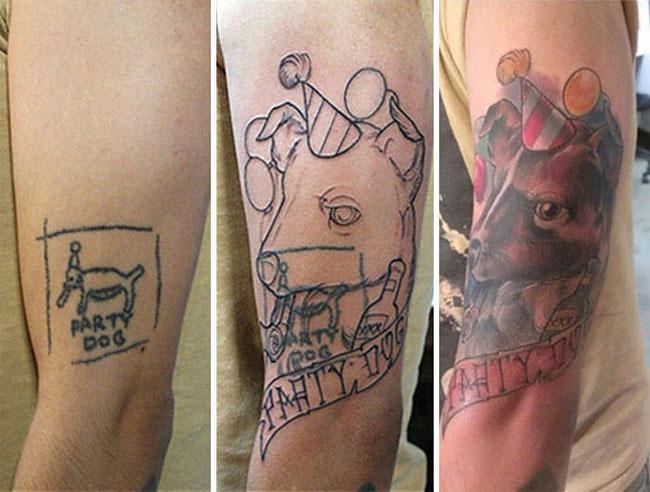 Illustration de l'article : Of these 51 tattoo fails, which ones were covered up the best?