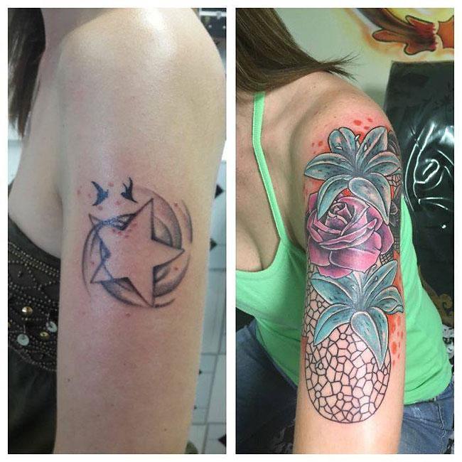Illustration de l'article : Of these 51 tattoo fails, which ones were covered up the best?