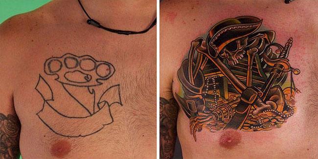 Illustration de l'article : Of these 51 tattoo fails, which ones were covered up the best?