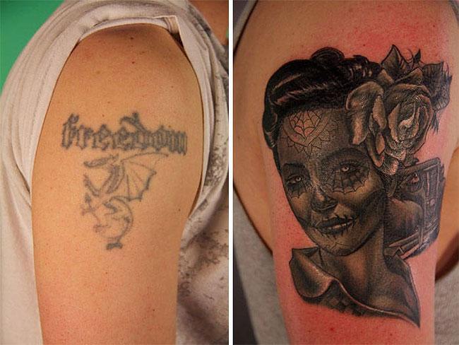 Illustration de l'article : Of these 51 tattoo fails, which ones were covered up the best?