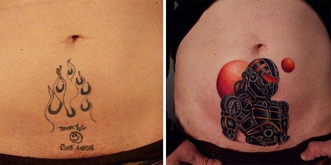 Illustration de l'article : Of these 51 tattoo fails, which ones were covered up the best?