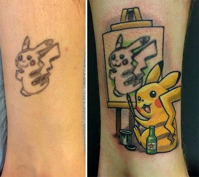 Illustration de l'article : Of these 51 tattoo fails, which ones were covered up the best?