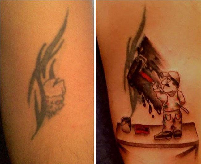 Illustration de l'article : Of these 51 tattoo fails, which ones were covered up the best?