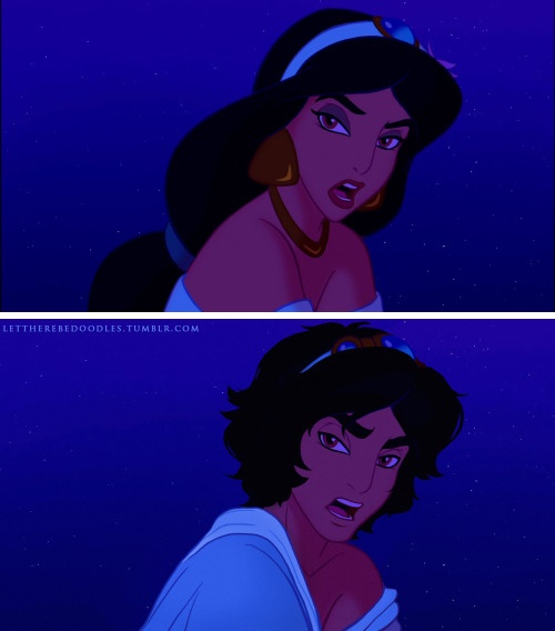 Illustration de l'article : 19 illustrations of Disney characters if they changed genders