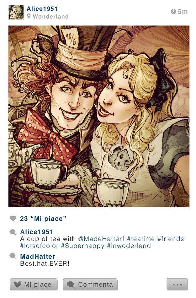 Illustration de l'article : 13 Disney characters imagined as if they had an Instagram account!