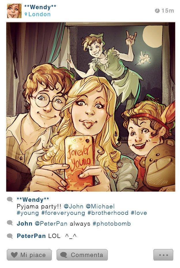 Illustration de l'article : 13 Disney characters imagined as if they had an Instagram account!