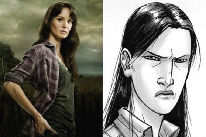 Illustration de l'article : 20 cult characters from “The Walking Dead” comparing the TV show and the comics! Which ones are the most similar?