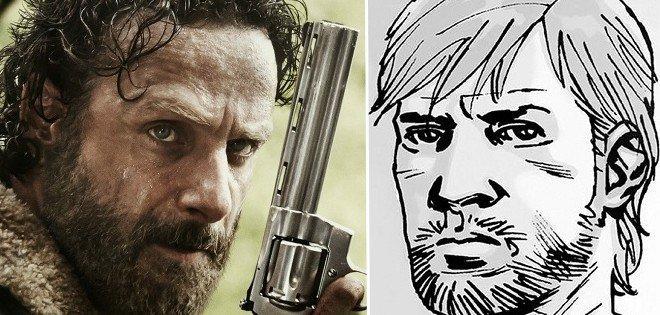 Illustration de l'article : 20 cult characters from “The Walking Dead” comparing the TV show and the comics! Which ones are the most similar?