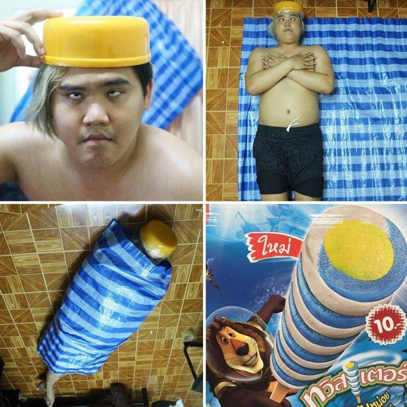 Illustration de l'article : 15 costumes from movies and cartoons that one man created with everyday objects!