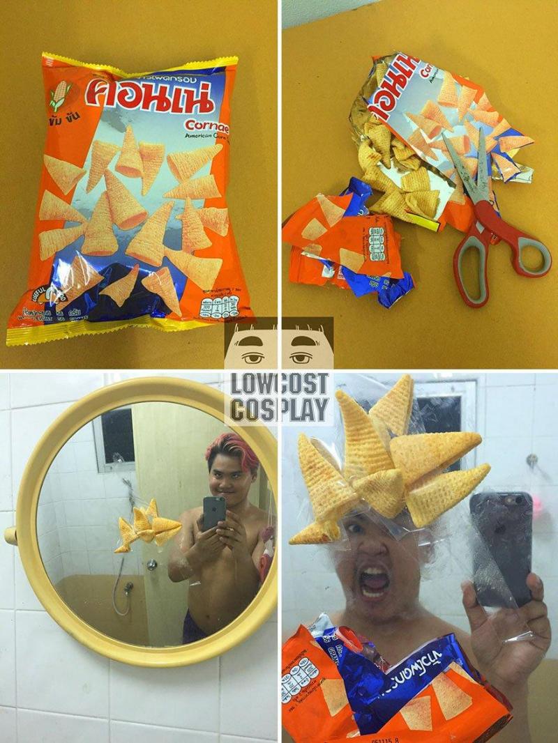 Illustration de l'article : 15 costumes from movies and cartoons that one man created with everyday objects!