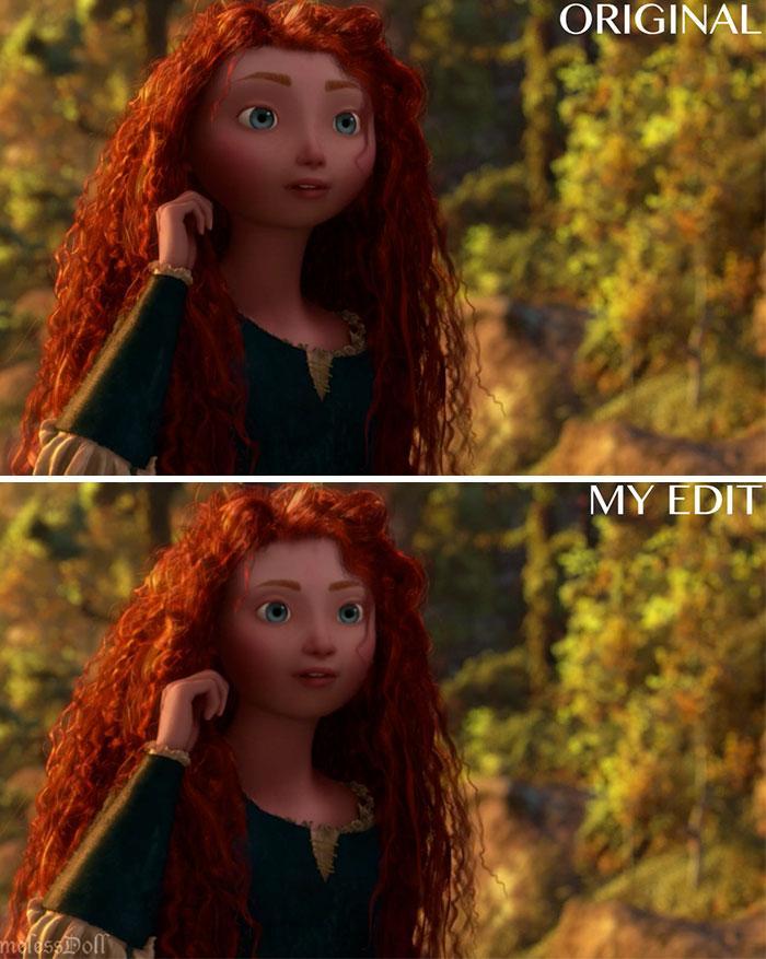 Illustration de l'article : 14 cartoon heroines with more realistic faces!