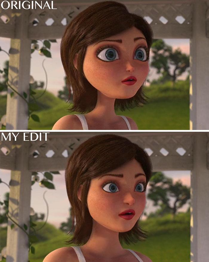 Illustration de l'article : 14 cartoon heroines with more realistic faces!