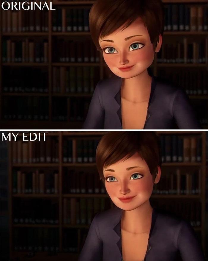 Illustration de l'article : 14 cartoon heroines with more realistic faces!