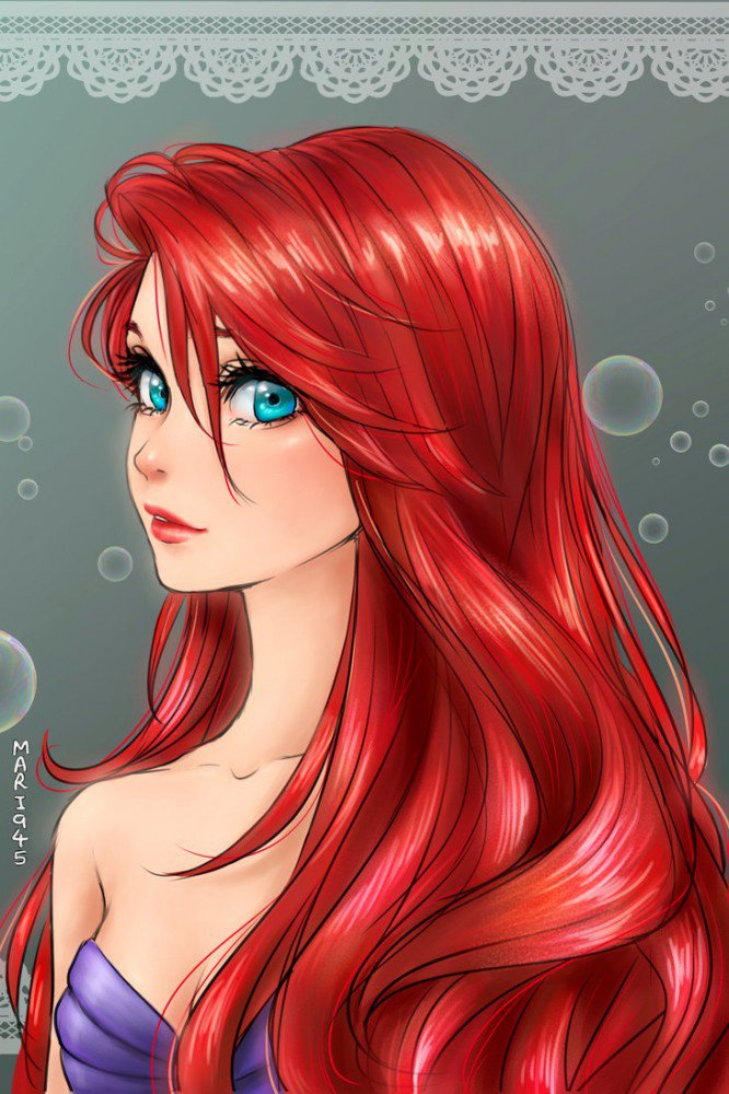 Illustration de l'article : 14 Disney princesses&hellip;manga style, like you&rsquo;ve never seen them before!