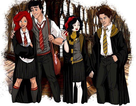 Illustration de l'article : 9 Disney characters imagined in the world of Harry Potter!