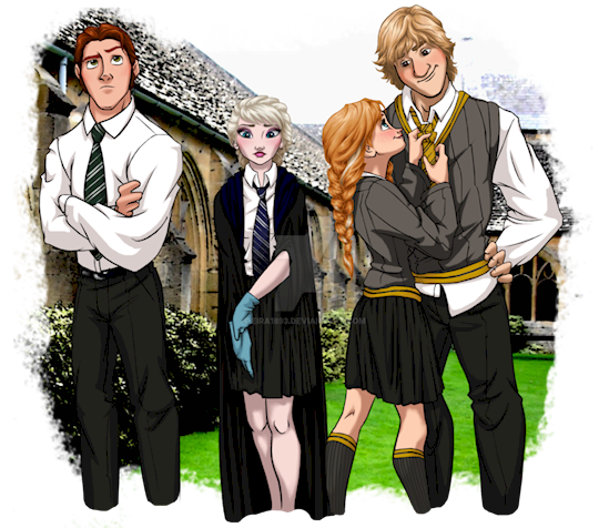 Illustration de l'article : 9 Disney characters imagined in the world of Harry Potter!