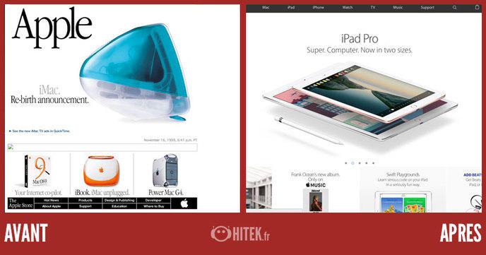 Illustration de l'article : 18 before/after shots of websites proving that they have really changed!