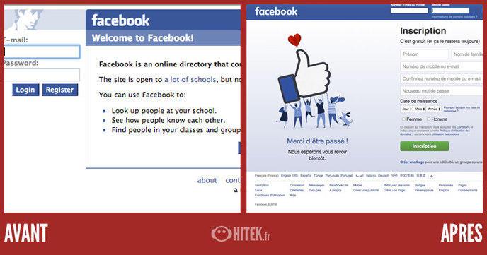 Illustration de l'article : 18 before/after shots of websites proving that they have really changed!
