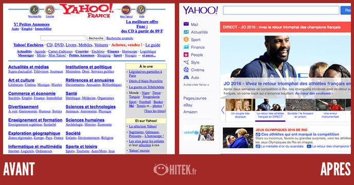 Illustration de l'article : 18 before/after shots of websites proving that they have really changed!