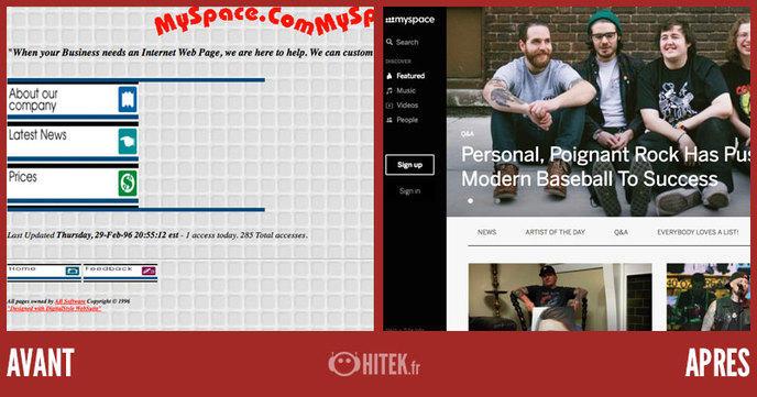 Illustration de l'article : 18 before/after shots of websites proving that they have really changed!
