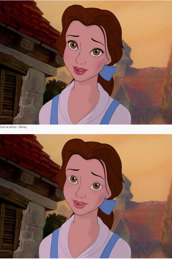 Illustration de l'article : 8 Disney princesses imagined without any makeup!