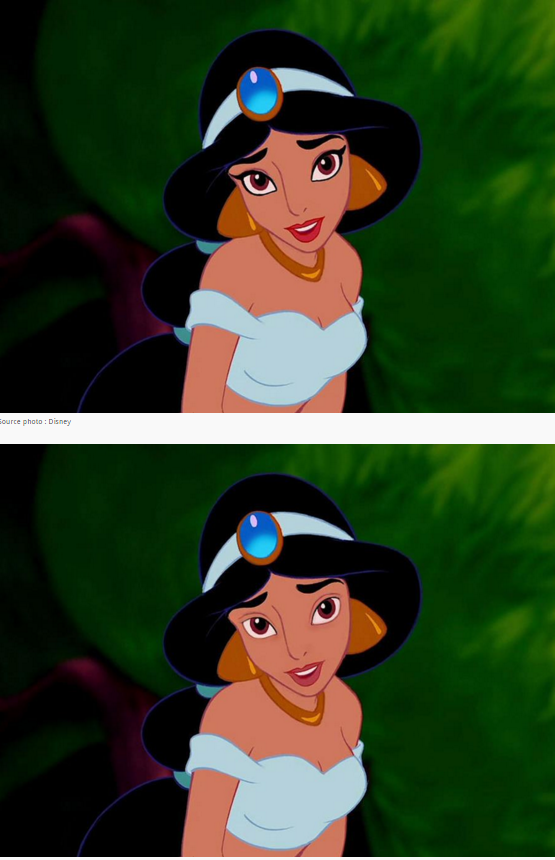 Illustration de l'article : 8 Disney princesses imagined without any makeup!