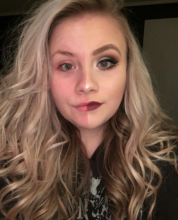 Illustration de l'article : 19 amazing new pictures of girls with and without makeup