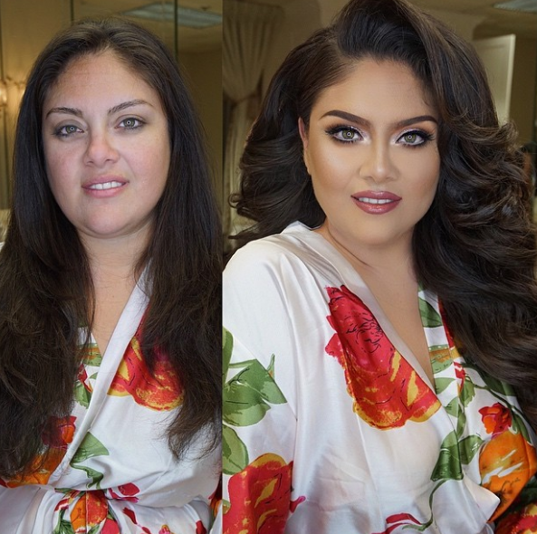 Illustration de l'article : 19 amazing new pictures of girls with and without makeup