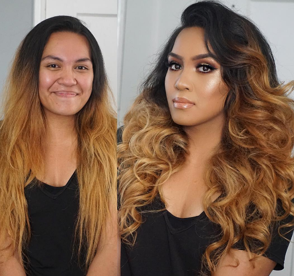 Illustration de l'article : 19 amazing new pictures of girls with and without makeup