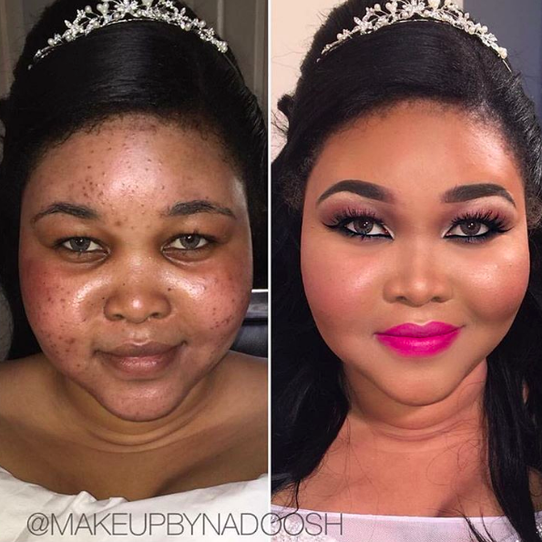 Illustration de l'article : 19 amazing new pictures of girls with and without makeup