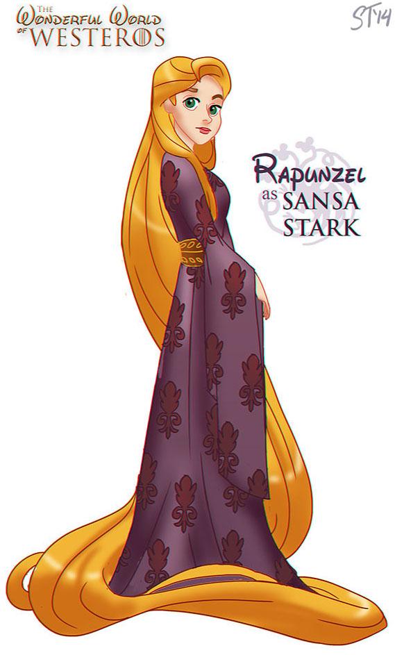Illustration de l'article : 12 Disney princesses transformed into “Game of Thrones” characters!