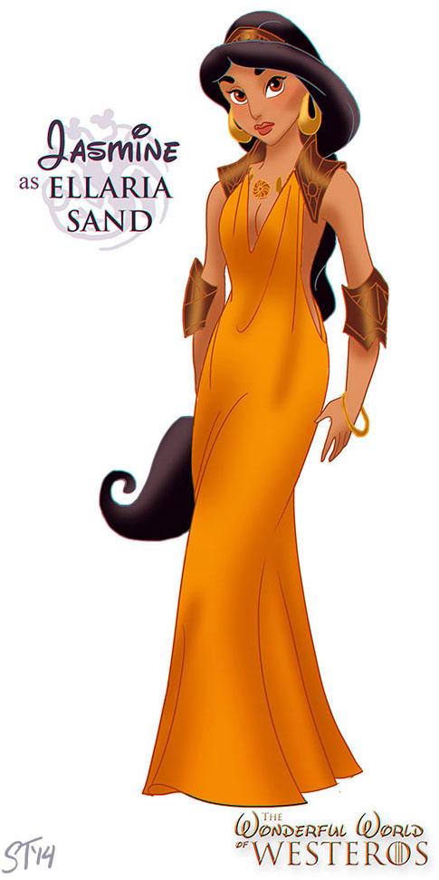 Illustration de l'article : 12 Disney princesses transformed into “Game of Thrones” characters!