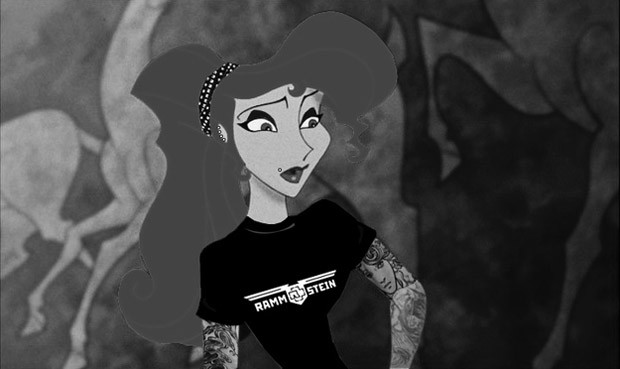 Illustration de l'article : Top 19 Disney princesses with tattoos and piercings in badass style!