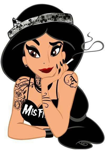 Illustration de l'article : Top 19 Disney princesses with tattoos and piercings in badass style!