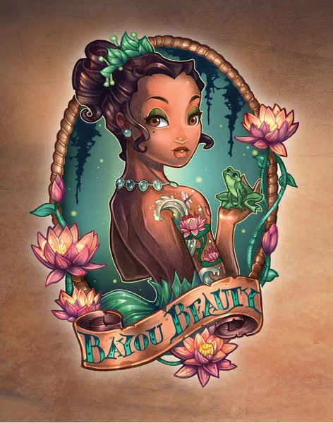 Illustration de l'article : 11 Disney princesses redone with stylish tattoos!