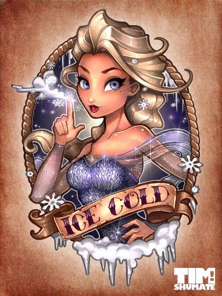 Illustration de l'article : 11 Disney princesses redone with stylish tattoos!