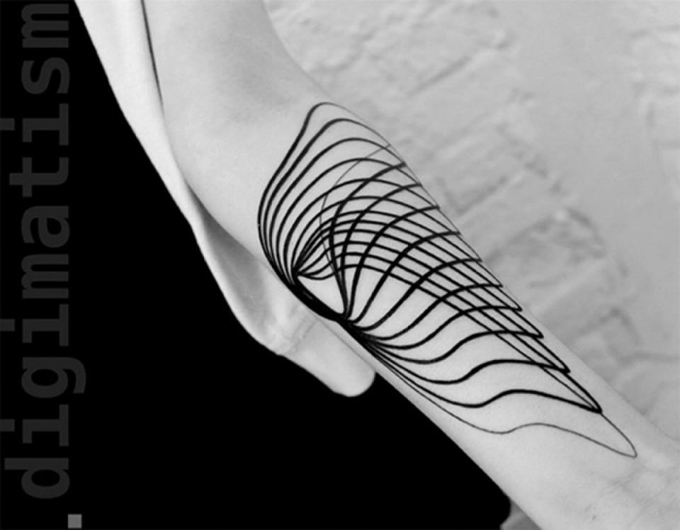 Illustration de l'article : 19 minimalist Blackwork tattoos that were made with a computer! Which ones are the craziest?