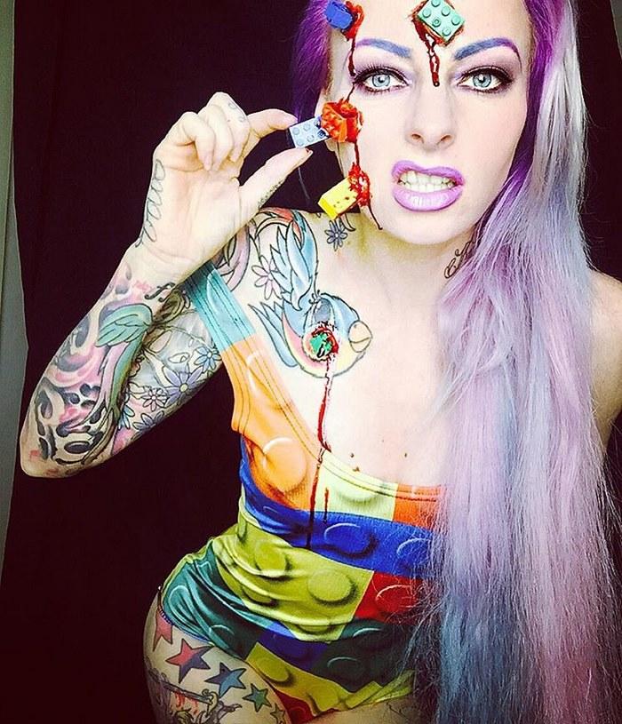 Illustration de l'article : 40 of the most terrifying make-up looks for Halloween! Which ones are the scariest?