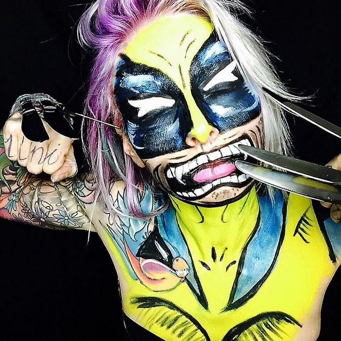 Illustration de l'article : 40 of the most terrifying make-up looks for Halloween! Which ones are the scariest?