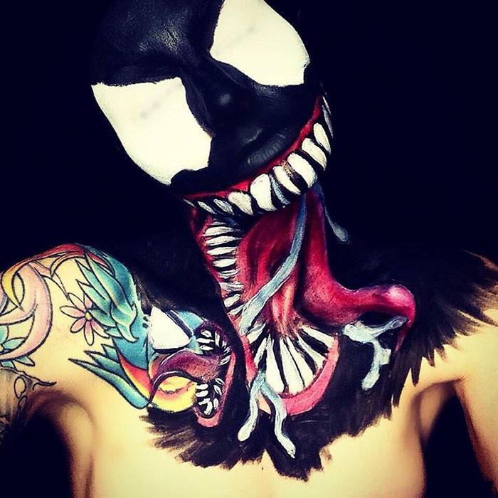 Illustration de l'article : 40 of the most terrifying make-up looks for Halloween! Which ones are the scariest?